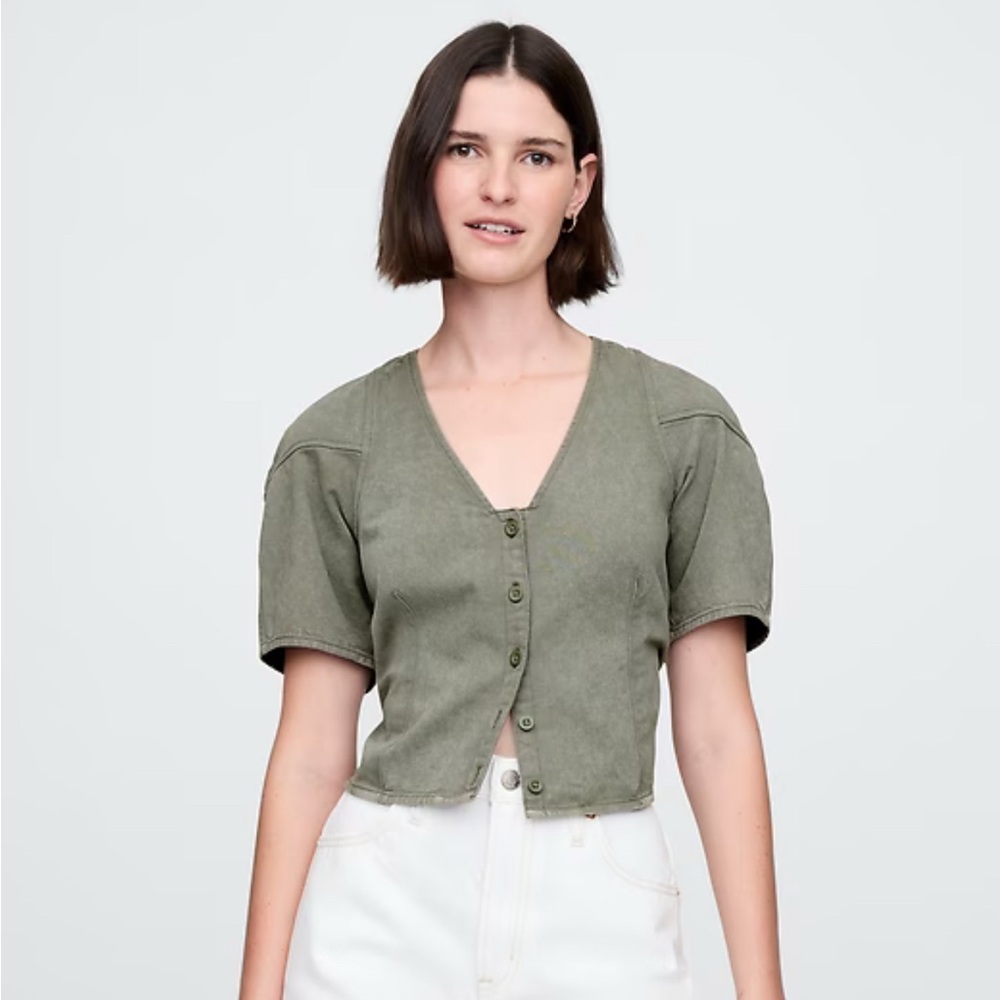 Gap Barrel Sleeve Women's Top